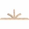 Ekena Millwork Richland Smooth Timber Gable Bracket, Douglas Fir, 72"W x 36"H x 3 1/2"D x 3 1/2"F, 12/12 Pitch GBW072X36X0404RIC00SDF - alternate 3